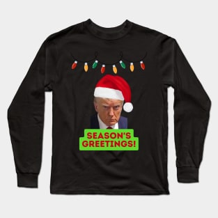 Donald Trump Christmas Long Sleeve T-Shirt